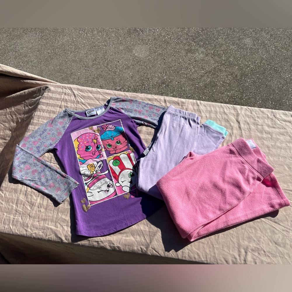 Shopkins Tee & two pants 7/8